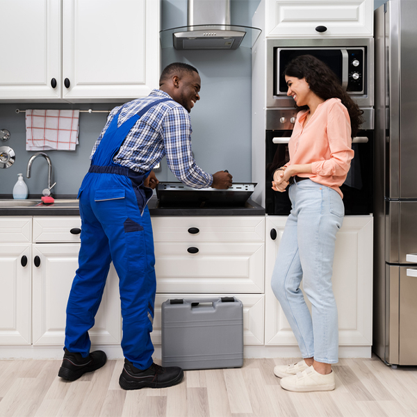 can you provide an estimate for cooktop repair before beginning any work in Miller NE